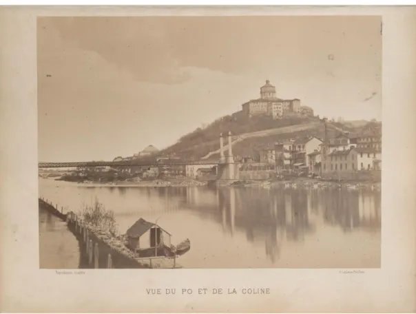 Fig 8 :  Henri Le Lieuré, &#34;Vue du Pô et de la colline&#34;, Turin ancien et moderne, 1867