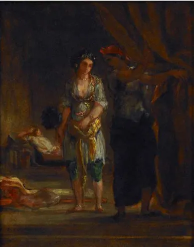 Figure 9: Eugène Delacroix, Femmes d'Alger dans leur 