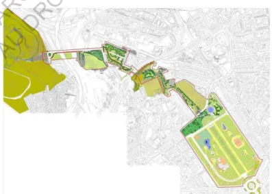Figure 19 - Plan du couloir vert du parc Monsanto Source : Google image