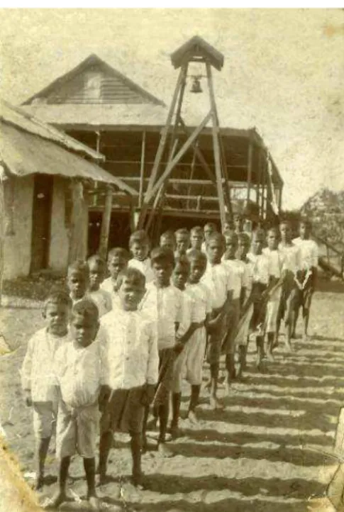 Fig. 6. Aboriginal children being colour-graded in a Christian Australian mission 53