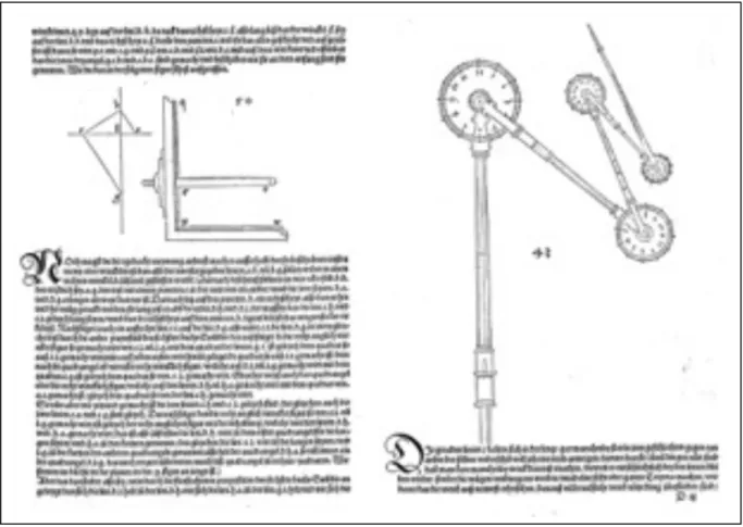 Figure  I.2.  A  gauche:    instrument  intégrant  les  variations  nécessaires  au  calcul  du  rapport  de  proportion 
