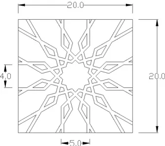 Figure IV.1. Exemple d’un dessin en 2 dimensions 