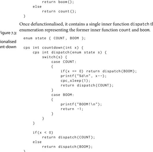 Figure 7.3: Defunctionalised count-down