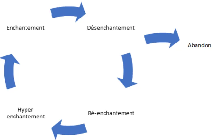 Fig. 7 : Le cercle vertueux de la consommation responsable (Rodhain, 2013) 