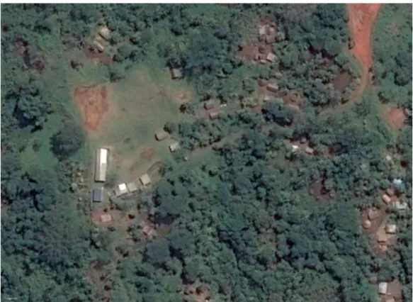 Figure 10 - École primaire d'Enhiu avant le cyclone Pam (Source : Google Earth, 2013)