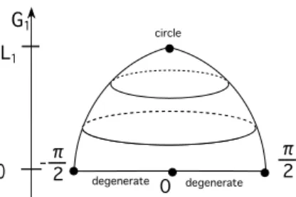 Figure 1.4: The reduced critical quadrupolar space