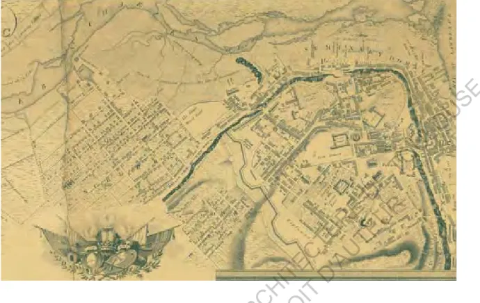 Illustration : Plan de la ville de Quebec,1815. http://services.banq.qc.ca