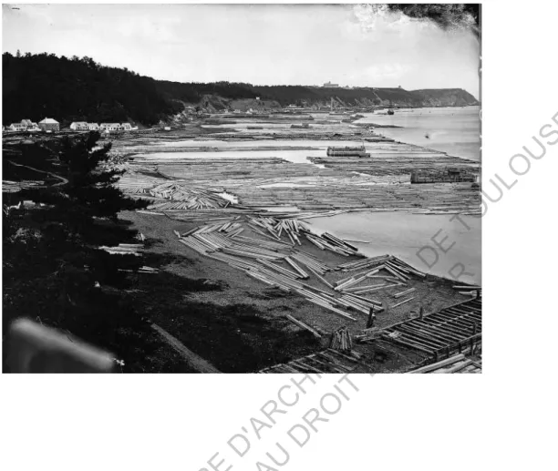 Illustration : Anse Saint-Michel 1872. https://histoireurbaine.wordpress.com