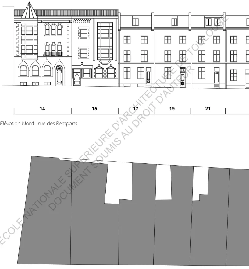 Illustration : Plan  et élévation personnel