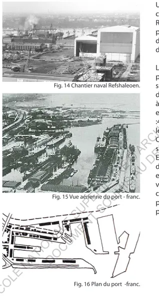 Fig. 14 Chantier naval Refshaleoen.