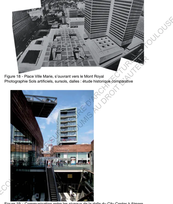 Figure 19 – Communication entre les niveaux de la dalle du City Center à Almere Photographie A