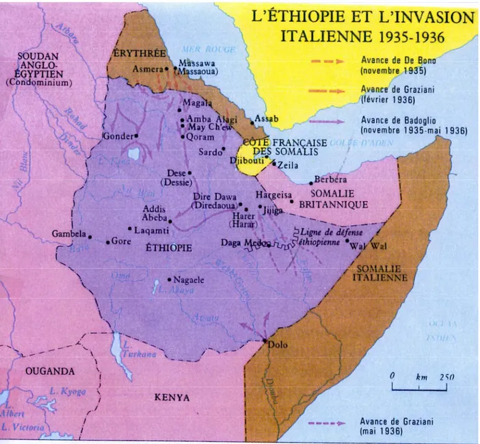 Figure 2 : les principales opérations militaires 