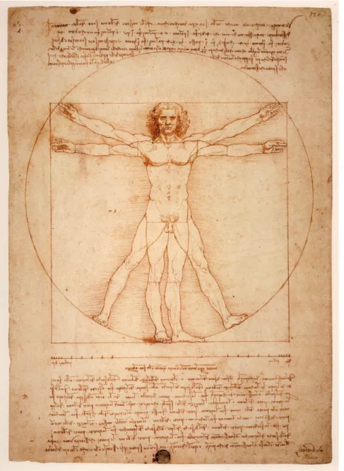 Figure 1 : Léonard De Vinci,  ​L’Homme de Vitruve ​ , vers 1490   19