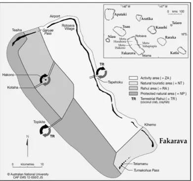 Figure 5 : Atoll de Favaraka, crédit : The Australian National University CAP EMS 12-050/2 JS 