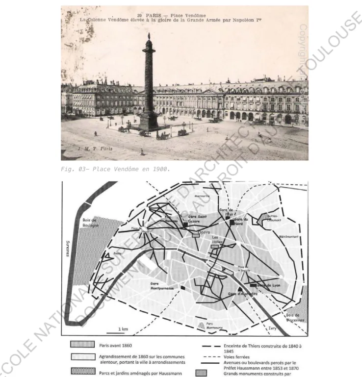 Fig. 03- Place Vendôme en 1900.