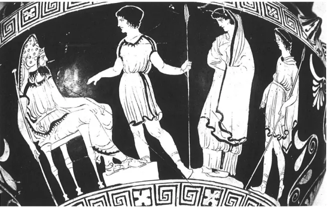 Illustration 1 Antigone face à Créon