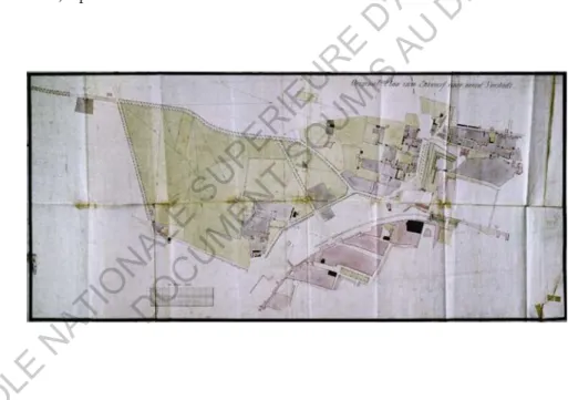 Fig 2. Plan de situation du futur  Maxvorstadt - état de l’existant  en 1807-1808.