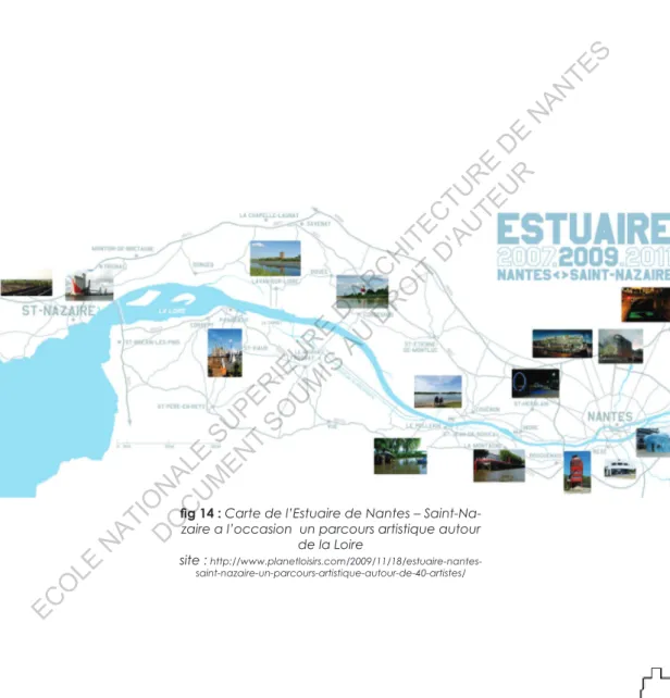 fig 14 : Carte de l’Estuaire de Nantes – Saint-Na-