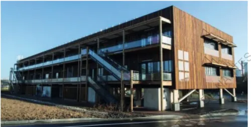 Figure 3 : premier bâtiment labellisé biosourcé au Havre