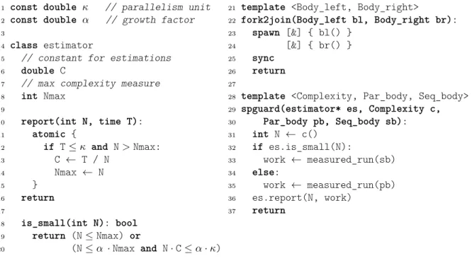 Figure 4.5: Pseudocode for the core algorithm.