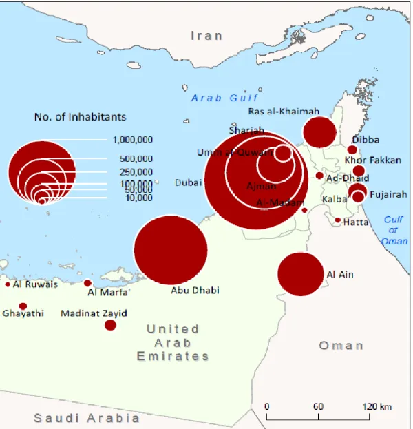 Figure 8 (A) Population of Major Cities and Towns of More than 10,000  Inhabitant 2015