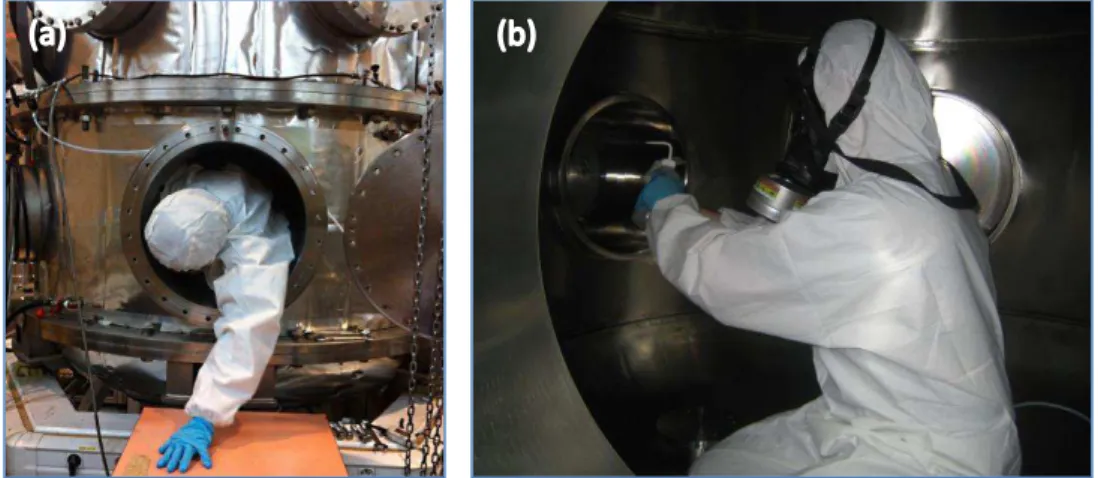 Figure 44  Photog aphies①de①l’e t e①da s①CES②M① a ①et①du① etto age① a uel① . 