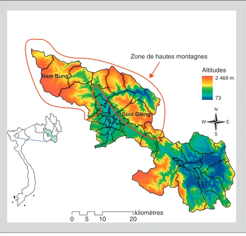 Figure 1. Le district de Van Chan. Figure 1. Van Chan District.