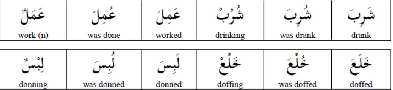 Figure 1.6: representing how diacritics affect the meaning of the words 