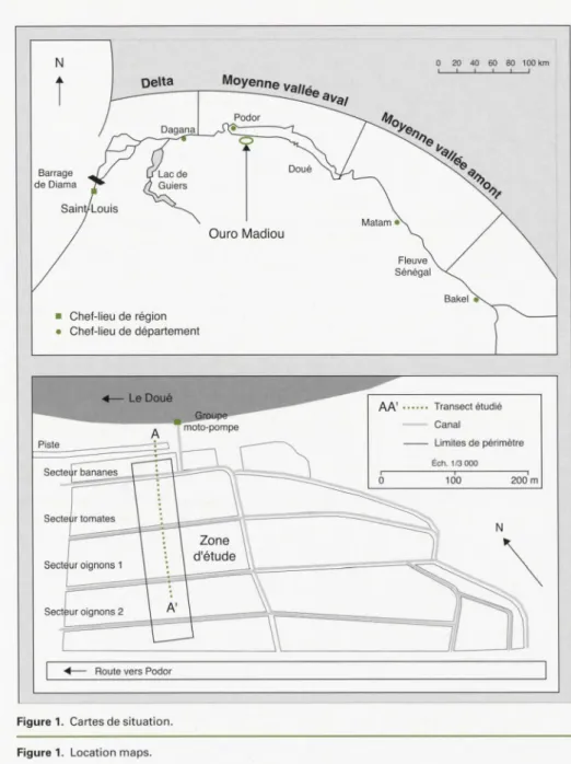 Figure  1.  Cartes de situation . 
