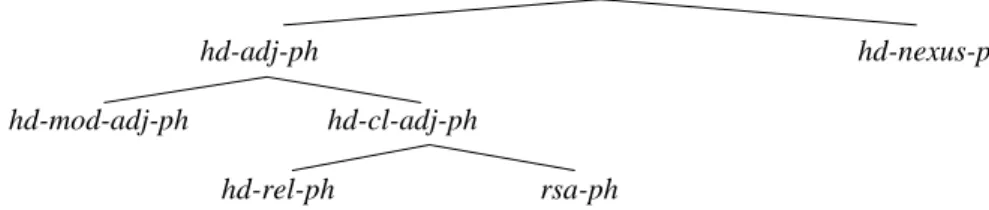 Figure 5 – Hiérarchie (partielle) des super-types du type rsa-ph
