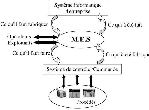 Figure  2.1  Le MES et son  environnement  