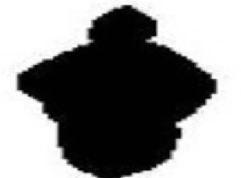 Figure II- 3: Modèle silhouette  II  -2.2.4 Modélisation par des modèles de formes articulées 