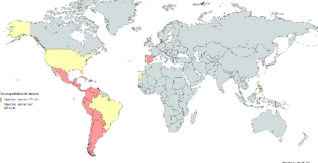 Figure 10. Pays qui parlent l’espagnol comme langue officielle ou non officielle 