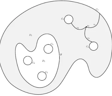 Figure 1.2: The geometry of D 0 in Lemma 1.2.1.