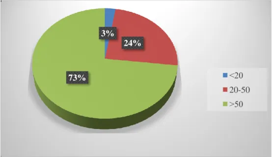 Figure 11 : Classification des exploitations selon leurs tailles. 