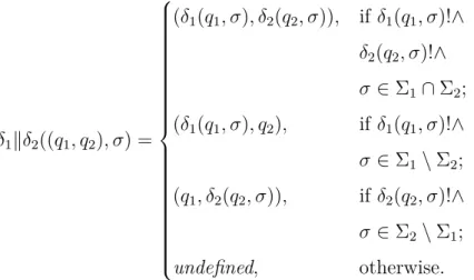 Figure 2.6 An finite state machine (M L ).