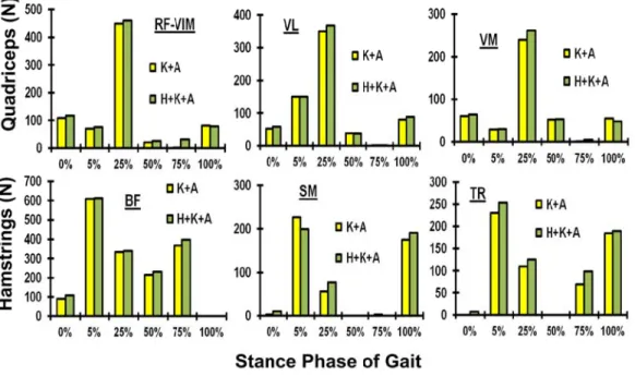 Figure 4- 4-accountin Fig. 1 for -2: Predicted ng for the knr muscle abb d muscle forcnee and ankbreviations)