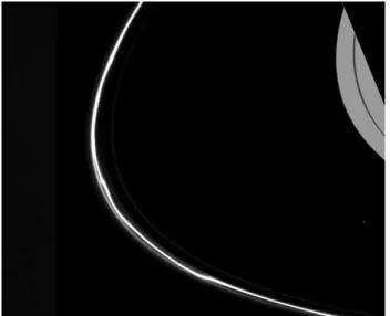 Figure 3.22 – L’image originale de voyager 1 o` u la structure torsad´ ee apparaˆıt FDS34930.44