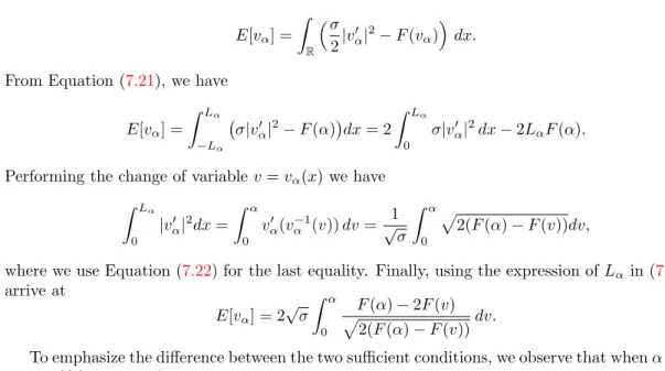 Figure 7.3 gives a numerical illustration of the fact that α-bubbles give smaller radii at level