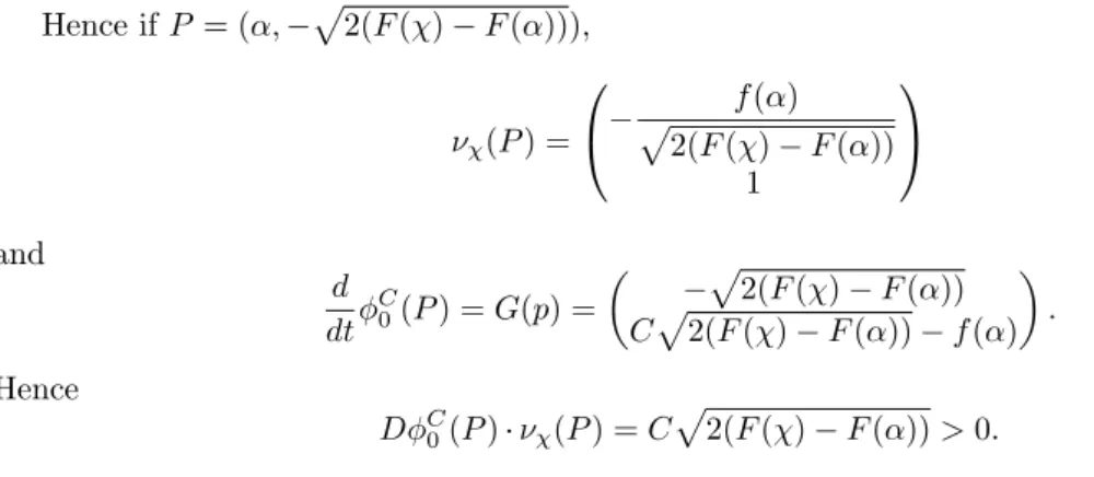 Figure 6.7: Sketch of the phase-plane argument in the proof of Lemma 6.5 . Because the trajectories