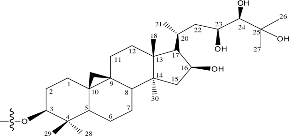 Figure III.20: Spectre RMN 1 H mettant en évidence les protons anomères (composé 1)