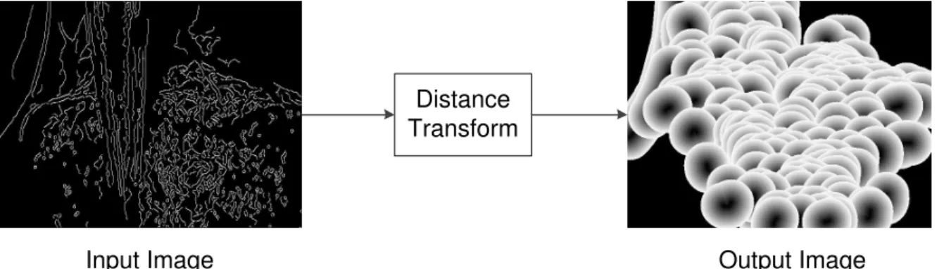 Figure 3.7 Distance Transform Application