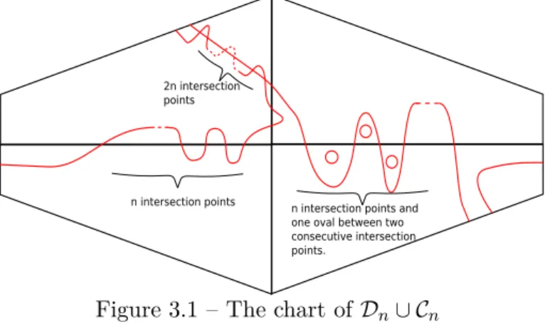 Figure 3.1 – The chart of D n ∪ C n