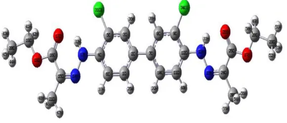 Figure 2 : La structure optimisée de Syn-Syn. 