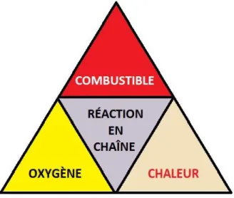 Figure 2-1 : Triangle du feu 