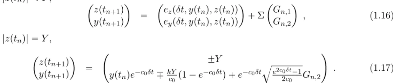 Figure 1.7 shows a sample of trajectory of the process at T=10. Then, to compute the probability density function of ♣y♣T q, z♣T qq, we define L sufficiently large and the domains