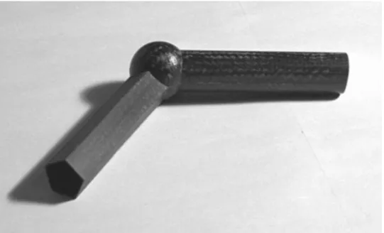 Figure 3.2 : Exemple de pi` ece fabriqu´ ee ` a l’aide d’une vessie pressuris´ ee.