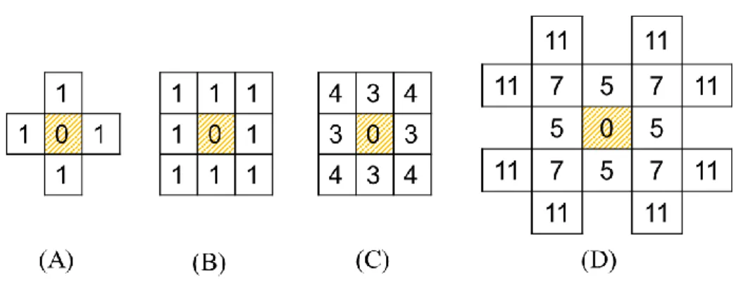 FIGURE 23 : EEMPLES DE MASQUES DE CHANFREIN 