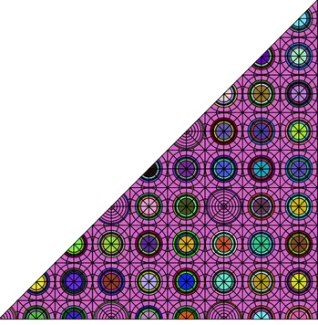 Figure 2.5 Huitième d’assemblage raffiné