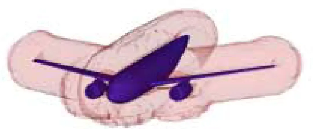 Figure 3.3 Le volume d’int´ egration de la traˆın´ ee induite. Source : Laurendeau et Boudreau (Toronto, Canada